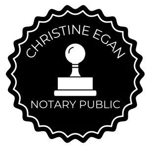 Christine Egan - Tampa Notary - Logo